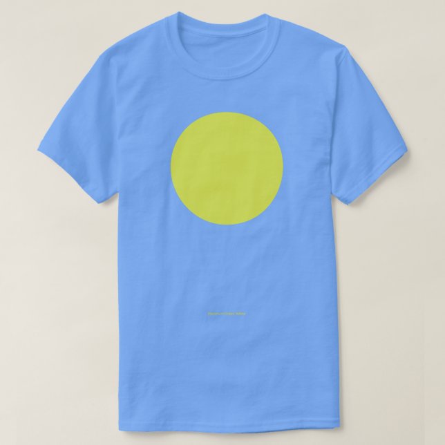 Circular Crayola Maximum Green Yellow T-Shirt (Design Front)