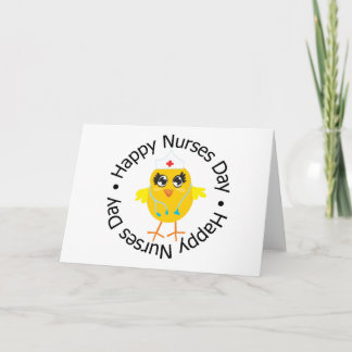 Circular Design Happy Nurses Day Card