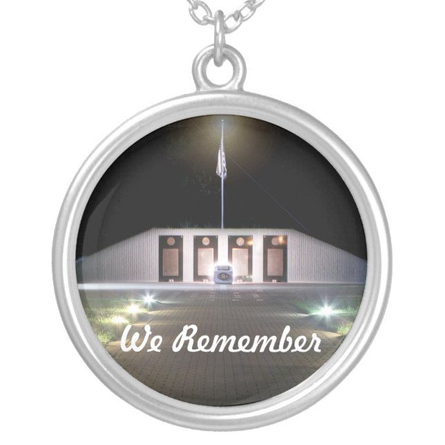 Circular EOD Memorial Necklace (Front)