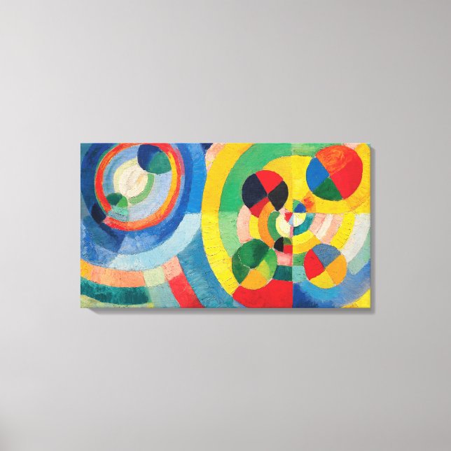 Circular Forms by Robert Delaunay Canvas Print (Front)