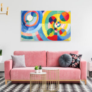 Circular Forms Robert Delaunay Canvas Print