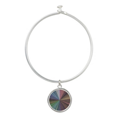 Circular Gradient Earthy Rainbow Bangle Bracelet