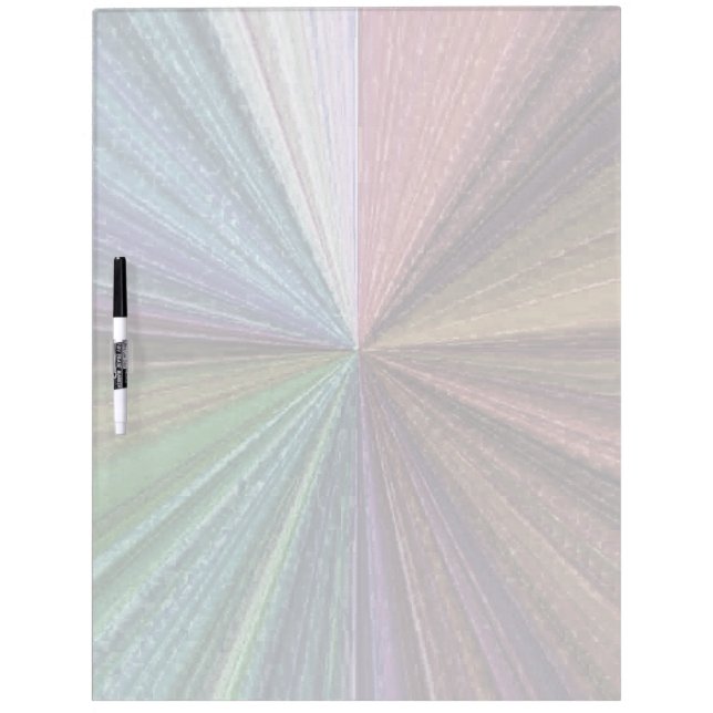 Circular Gradient Earthy Rainbow Dry-Erase Board (Front)
