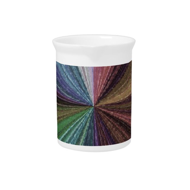 Circular Gradient Earthy Rainbow Pitcher (Front)