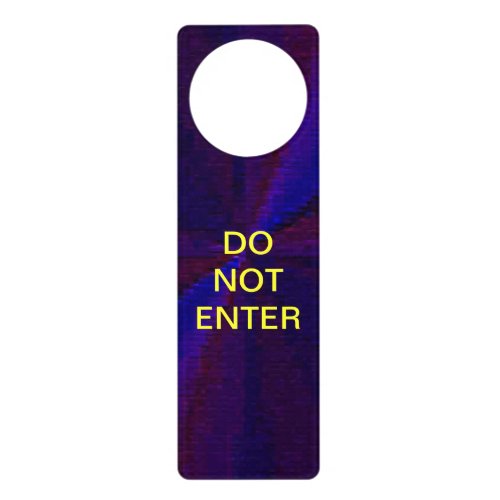 Circular Gradient Patchwork Blue to Purple Door Hanger