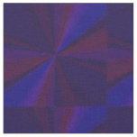 Circular Gradient Patchwork Blue to Purple Fabric