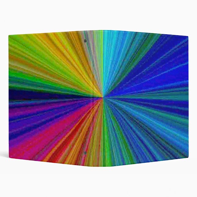 Circular Gradient Rainbow Binder (Background)