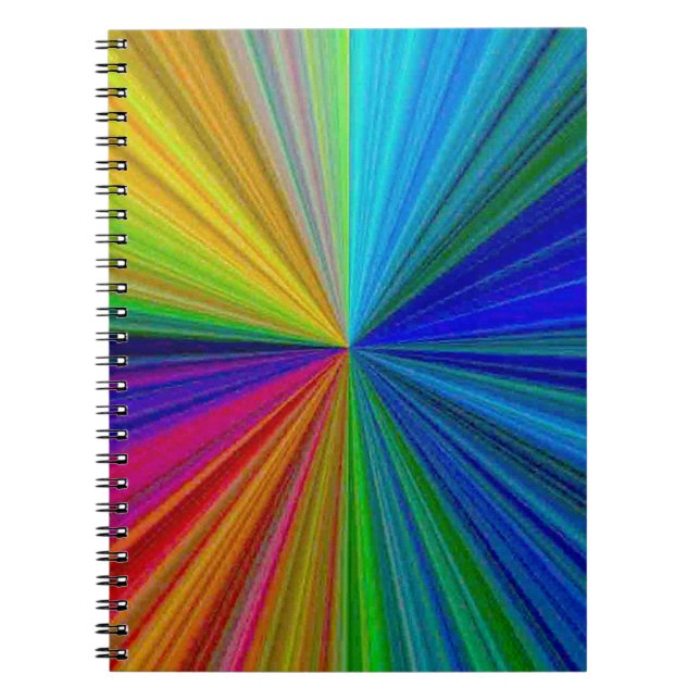 Circular Gradient Rainbow Notebook (Front)