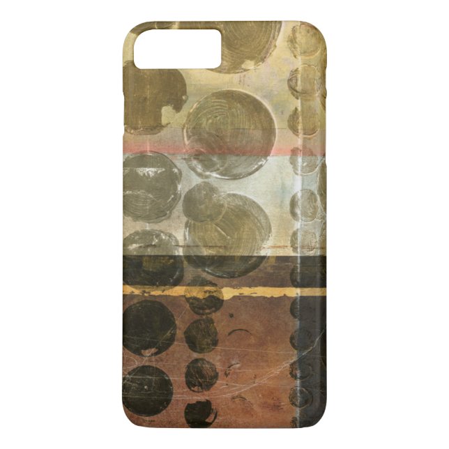 Circular Green Droplets Case-Mate iPhone Case (Back)