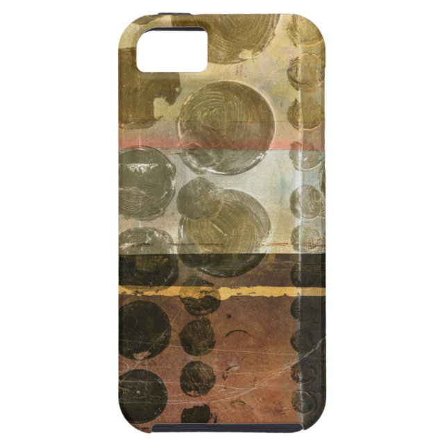Circular Green Droplets Case-Mate iPhone Case (Back)
