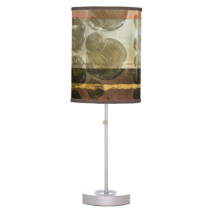 Circular Green Droplets Table Lamp