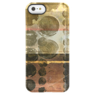 Circular Green Droplets Permafrost iPhone SE/5/5s Case