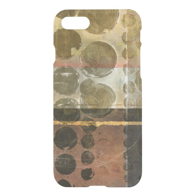 Circular Green Droplets Uncommon iPhone Case (Back)