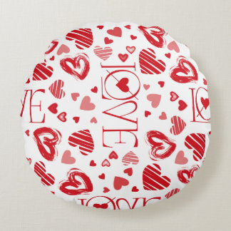 Circular LOVE Pillow