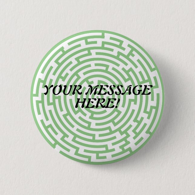 Circular Maze Button (Front)