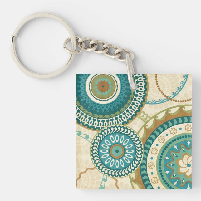 Circular Patterns Keychain (Front)