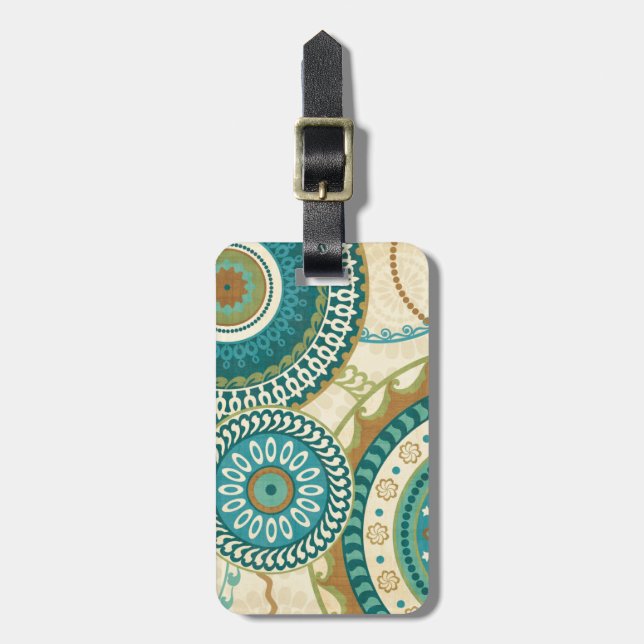 Circular Patterns Luggage Tag (Front Vertical)