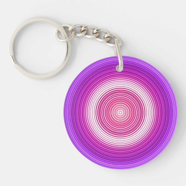 Circular - Purple Keychain (Front)