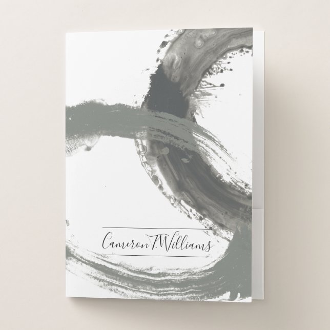 Circular Reaction Pocket Folder (Front)