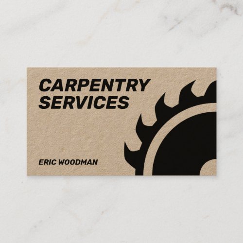 Circular saw giant cover business card