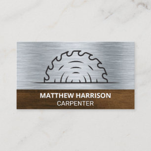Circular Saw   Metal and Wood  Business Card