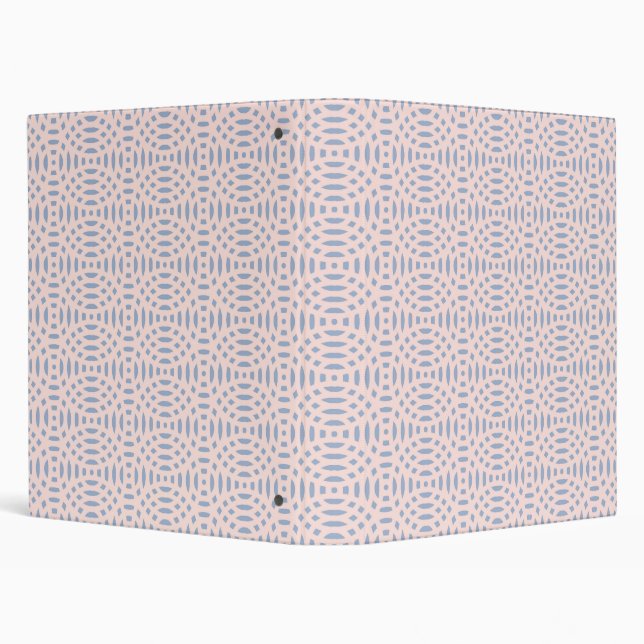 circular shapes seamless pattern 3 ring binder (Background)