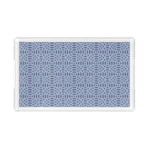 circular shapes seamless pattern acrylic tray