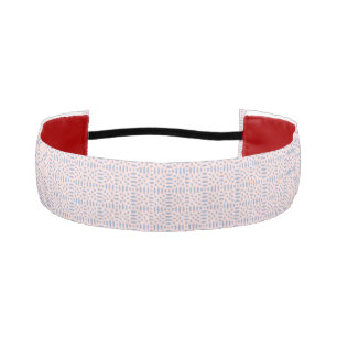 circular shapes seamless pattern athletic headband