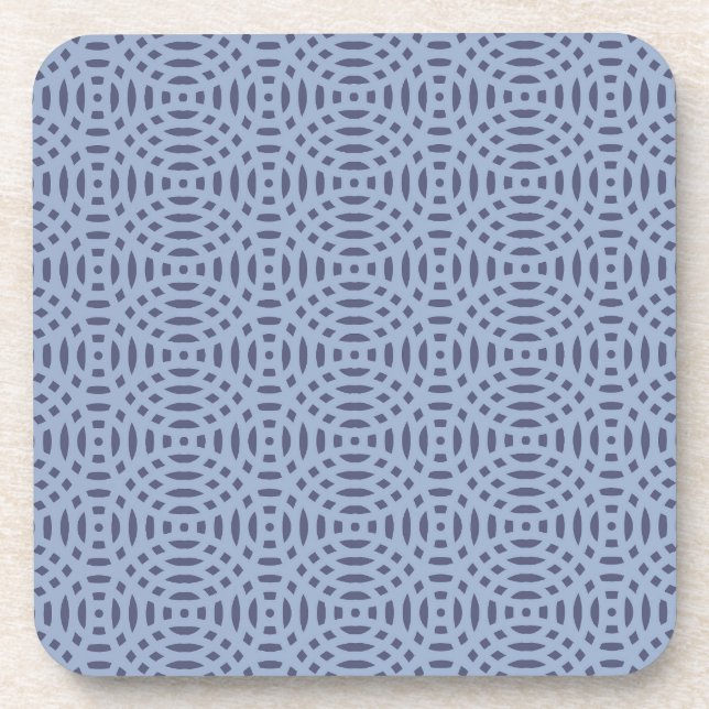 circular shapes seamless pattern beverage coaster (Front)
