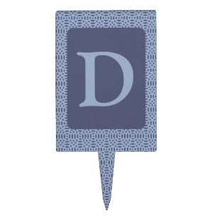 circular shapes seamless pattern cake topper