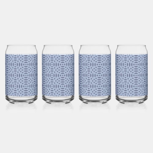 circular shapes seamless pattern can glass