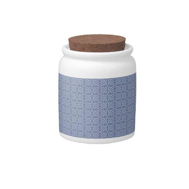 circular shapes seamless pattern candy jar (Front)