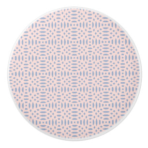 circular shapes seamless pattern ceramic knob