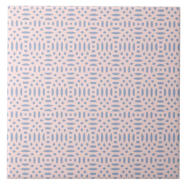 circular shapes seamless pattern ceramic tile (Front)