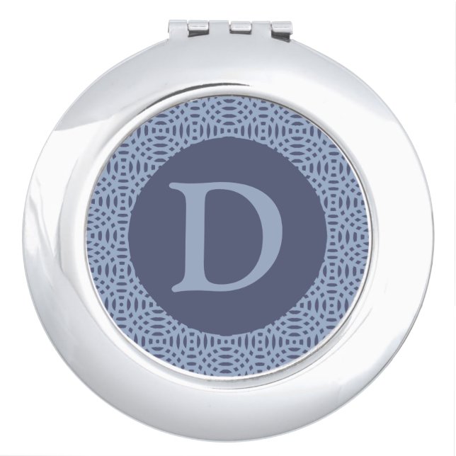 circular shapes seamless pattern compact mirror (Front)