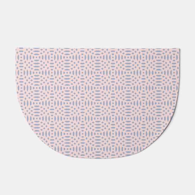 circular shapes seamless pattern doormat (Front)