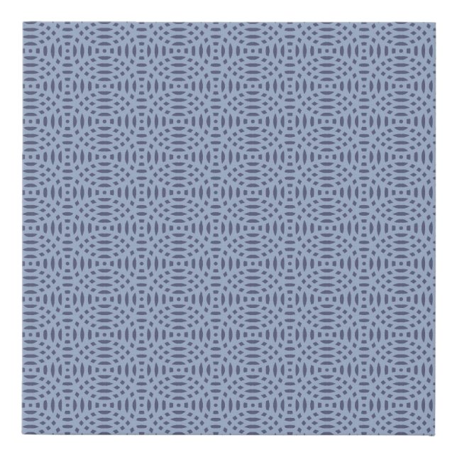 circular shapes seamless pattern faux canvas print (Front)