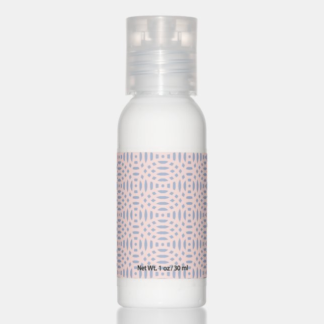 circular shapes seamless pattern hand lotion (Front)