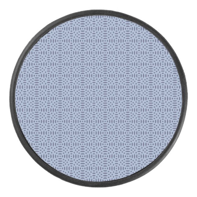 circular shapes seamless pattern hockey puck (Front)