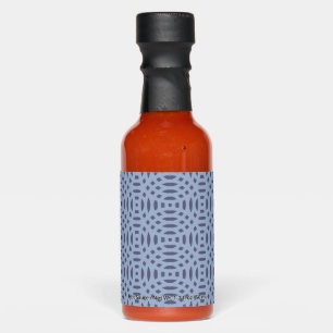 circular shapes seamless pattern hot sauces