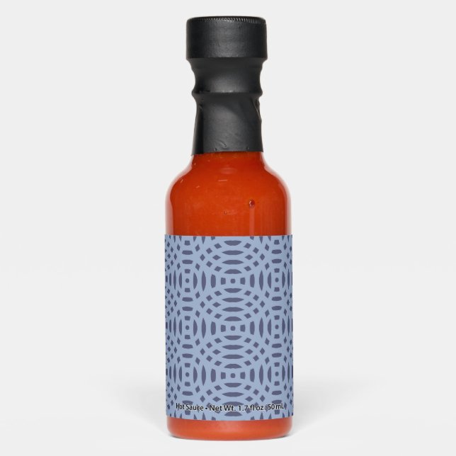 circular shapes seamless pattern hot sauces (Front)