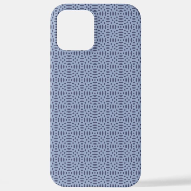 circular shapes seamless pattern iPhone case (Back)