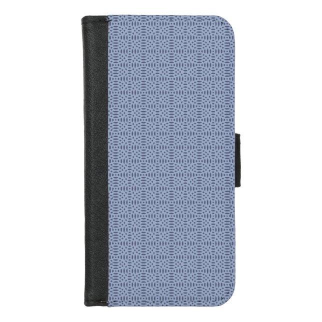 circular shapes seamless pattern iPhone wallet case (Front)