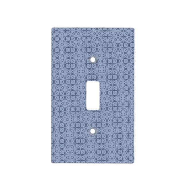 circular shapes seamless pattern light switch cover (Front)
