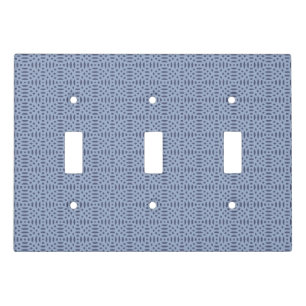 circular shapes seamless pattern light switch cover
