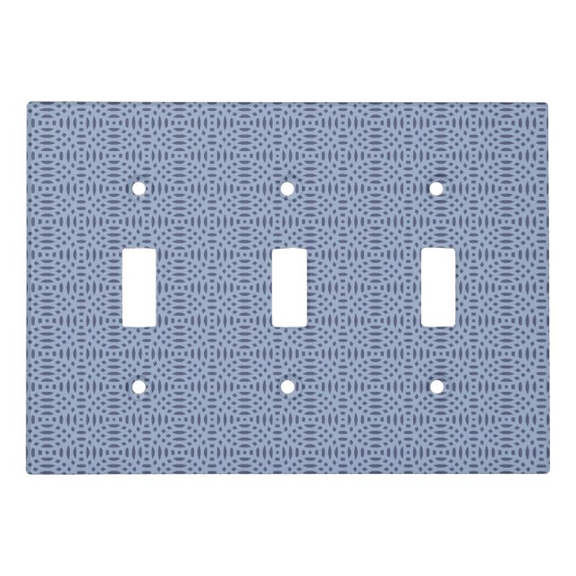 circular shapes seamless pattern light switch cover (Front)
