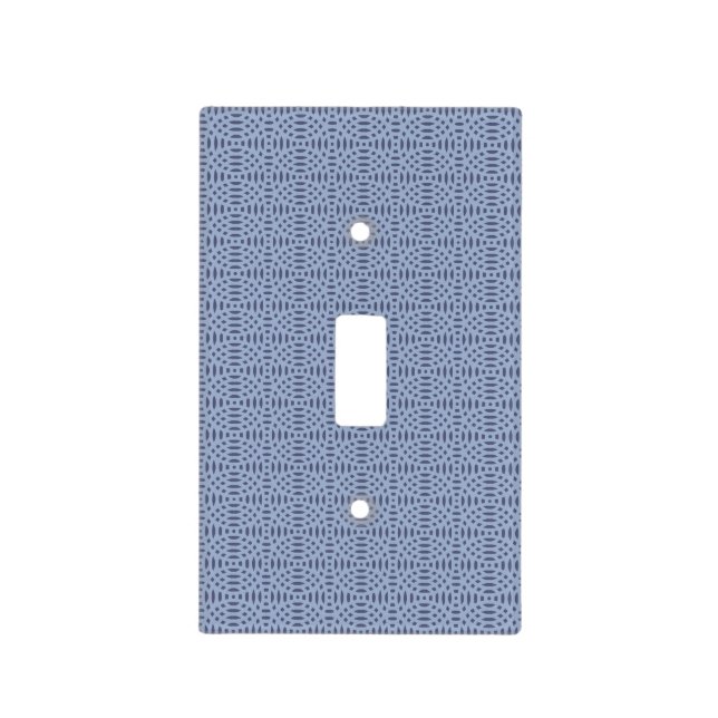 circular shapes seamless pattern light switch cover (Front)