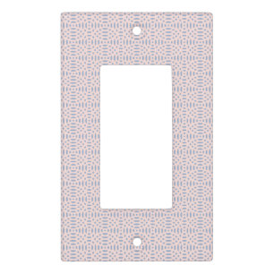 circular shapes seamless pattern light switch cover