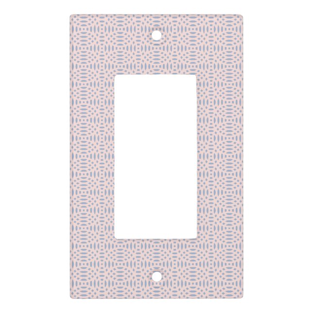 circular shapes seamless pattern light switch cover (Front)