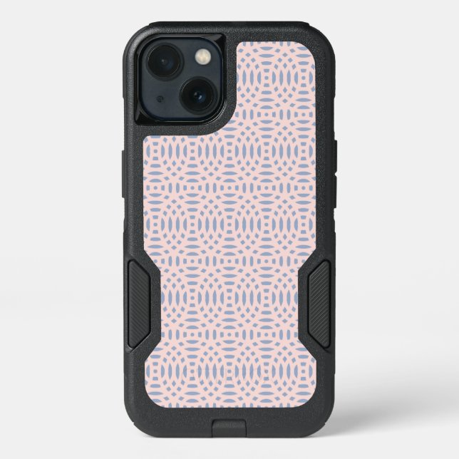 circular shapes seamless pattern otterbox iPhone case (Back)
